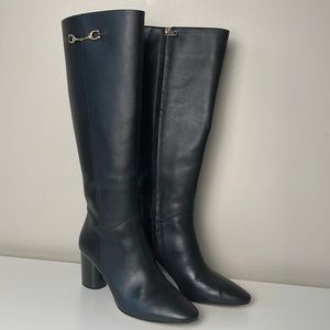 Coach Black Knee High Boots